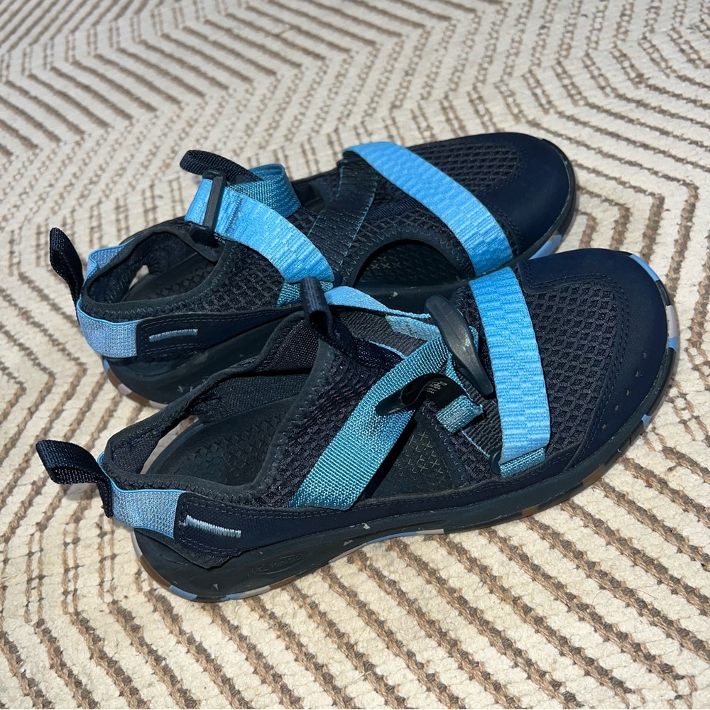 Chaco Odyssey Women's Sandals Size 8 Blue Outdoor Trail Hiking Sandals